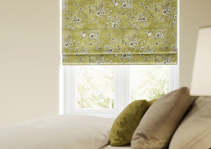 Finch Toile, Willow - Roman Blind - Image 5